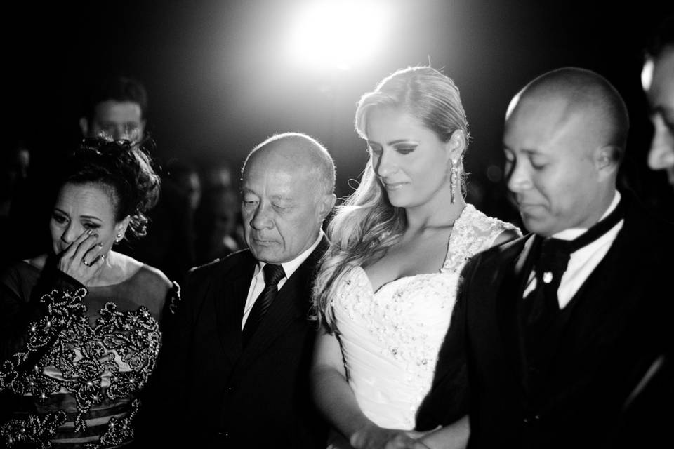 Familia na cerimonia