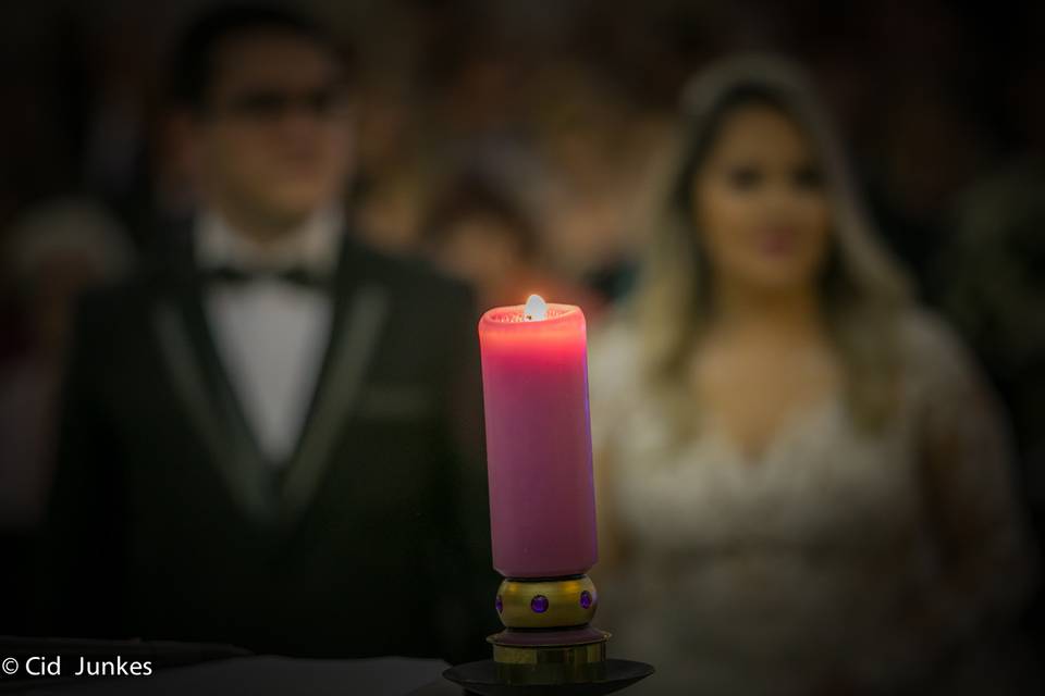 A vela, como símbolo da chama