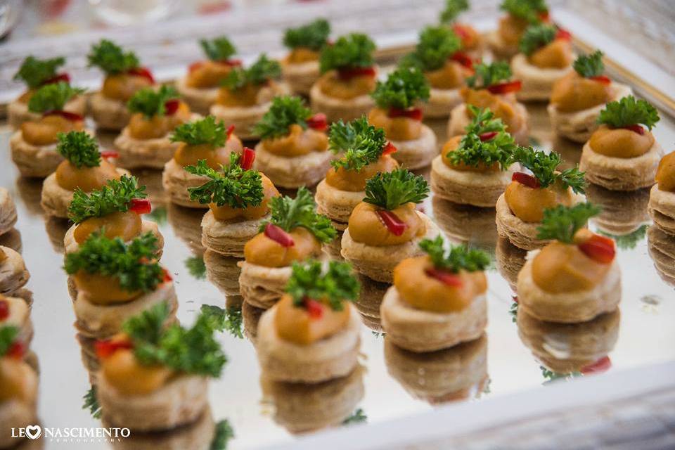 Vol-au-vent de camarão