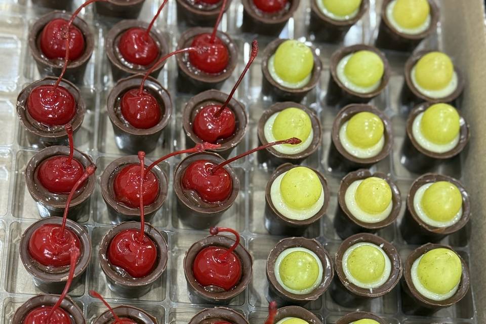 Copinhos de chocolate