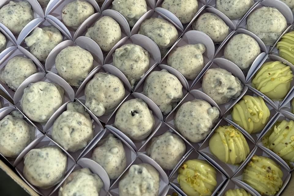 Pepitas de oreo e biela