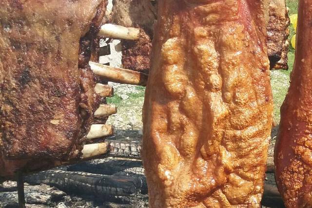 Costelinha de porco pururuca