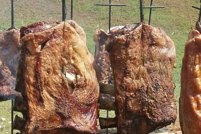 Costela bovina no Fogo de Chao