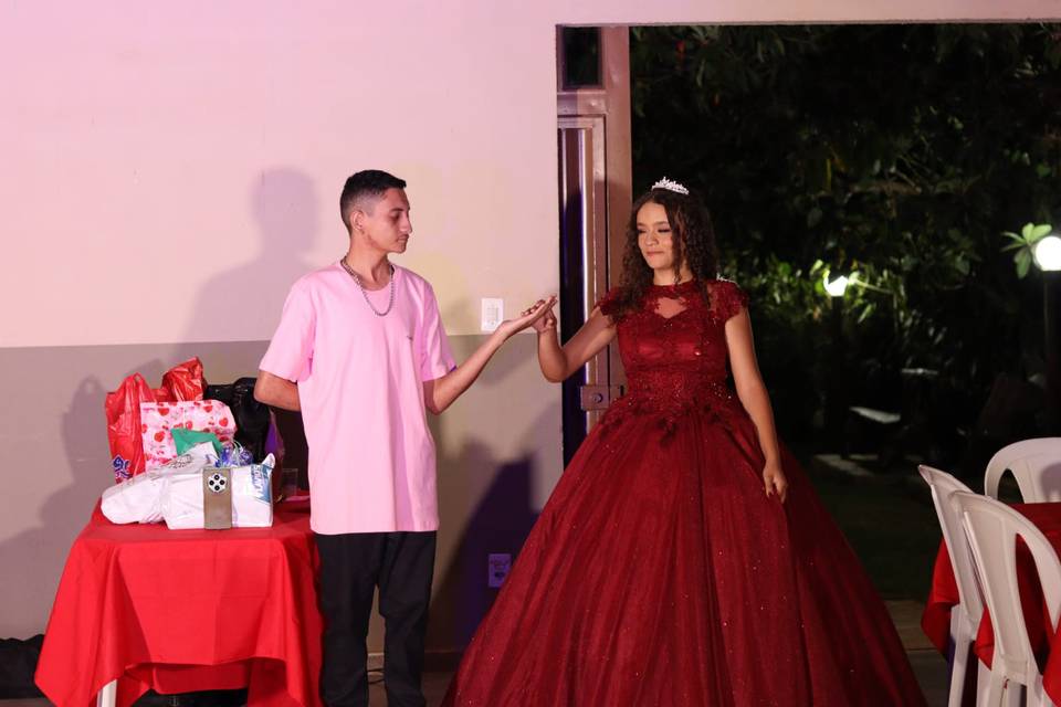 Entrada da debutante