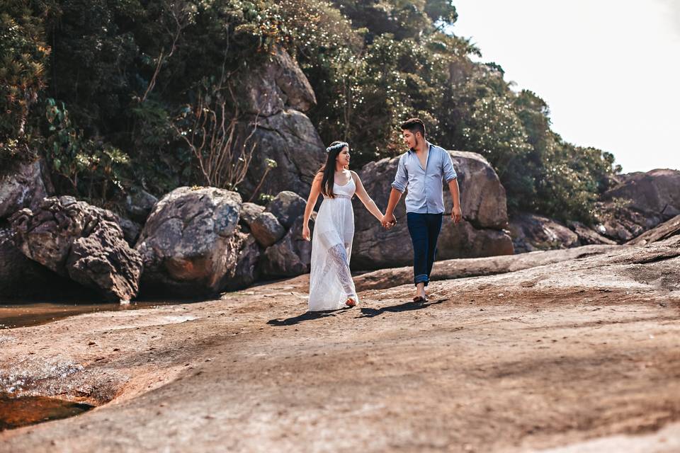 Pré wedding na praia