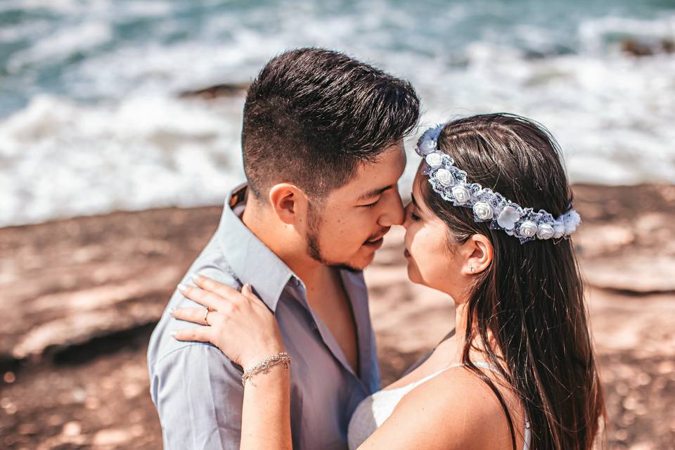 Pré wedding na praia