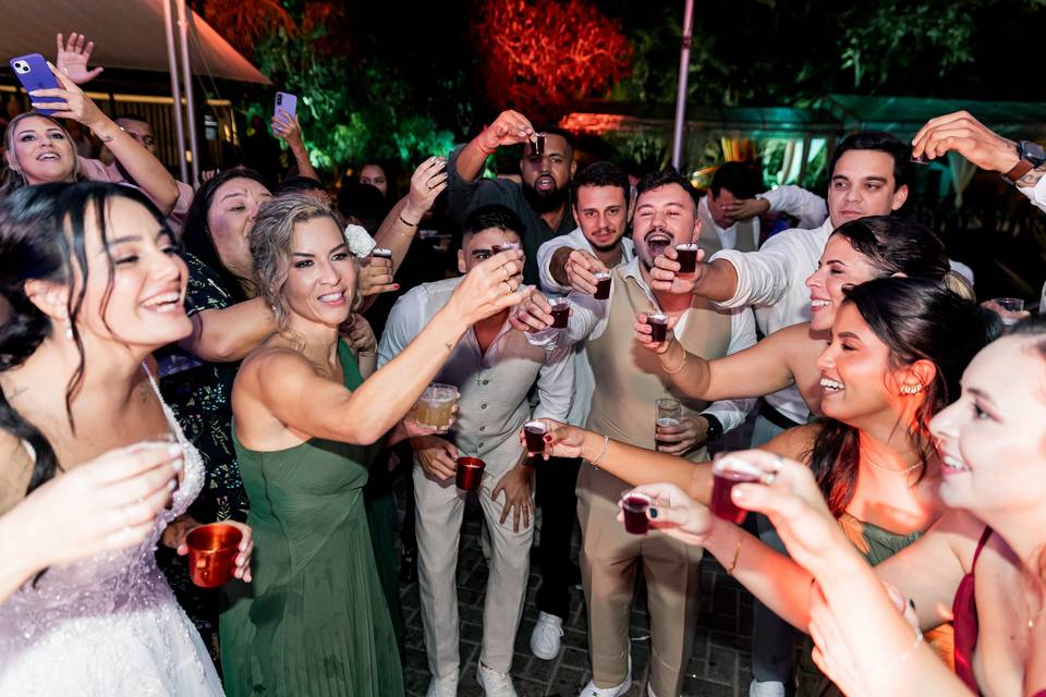 Brinde com Shots