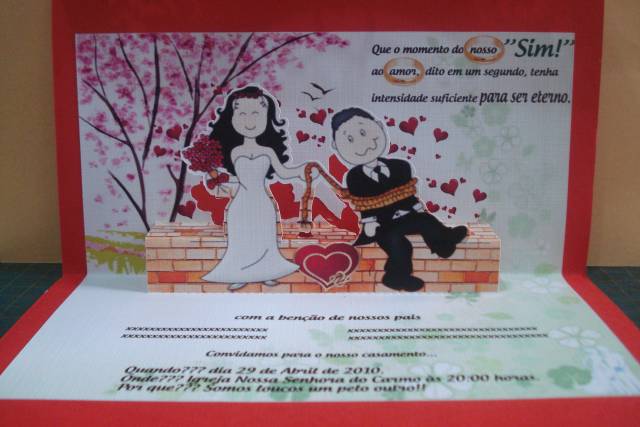 Convite Casamento casal 1
