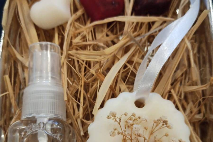 Kit perfumado para casa e sachê