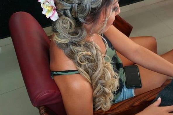 Penteado luxo