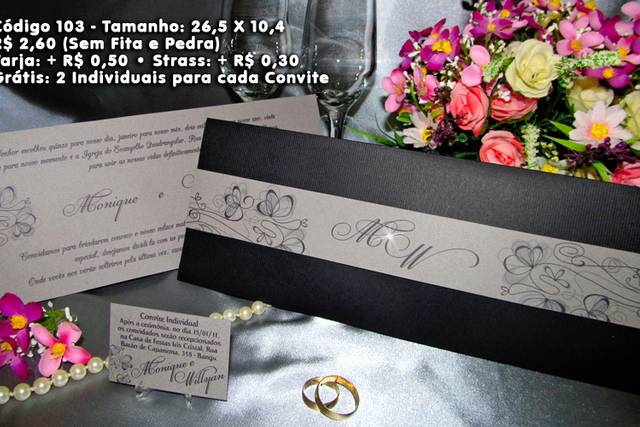 Convites para casamentos