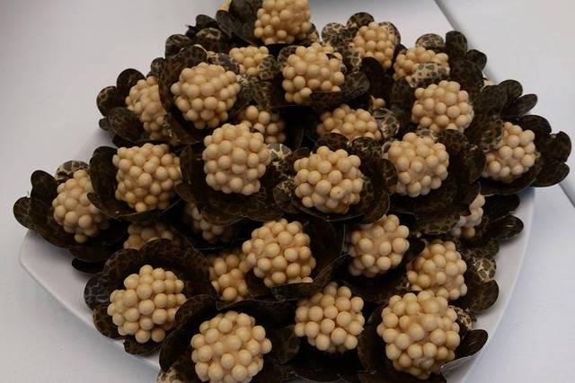 Brigadeiro belga branco
