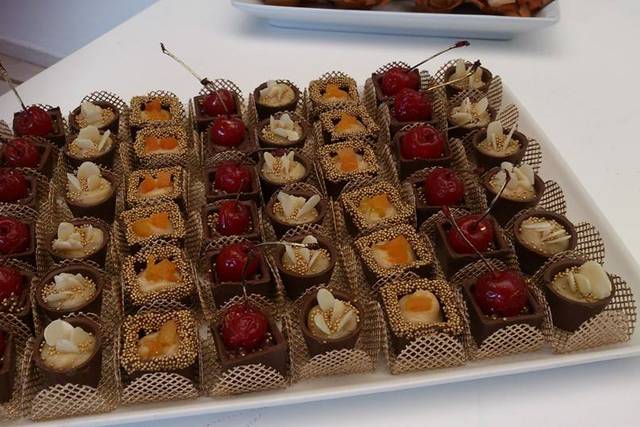 Caixetas de chocolate variadas