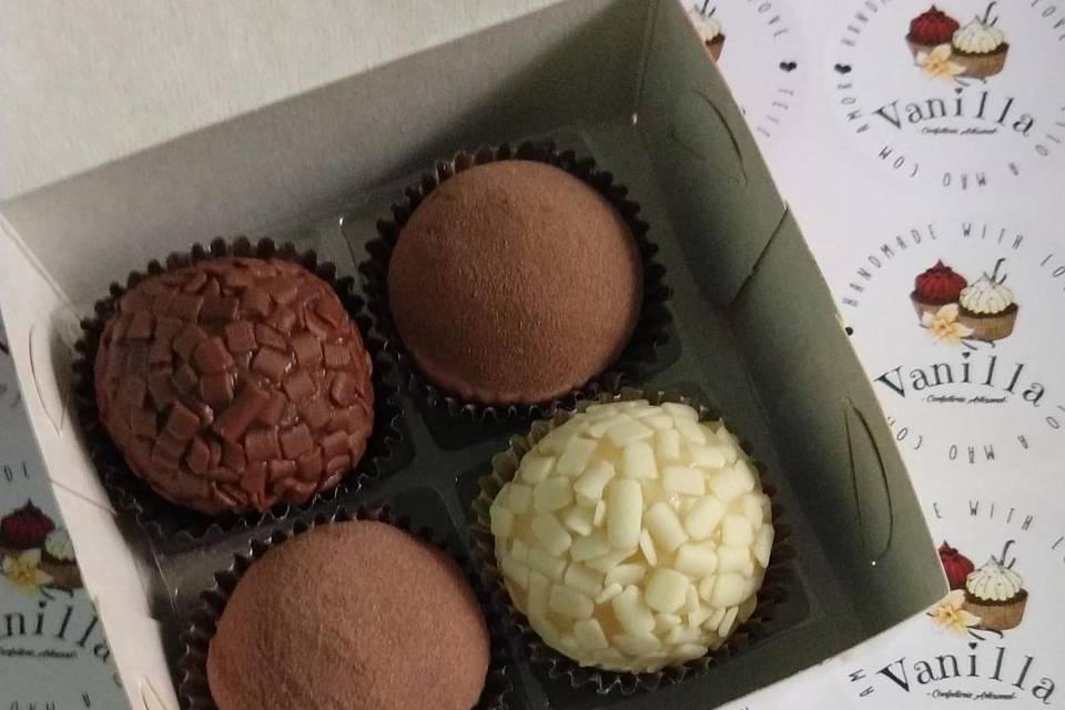 Lembrancinha com 4 doces