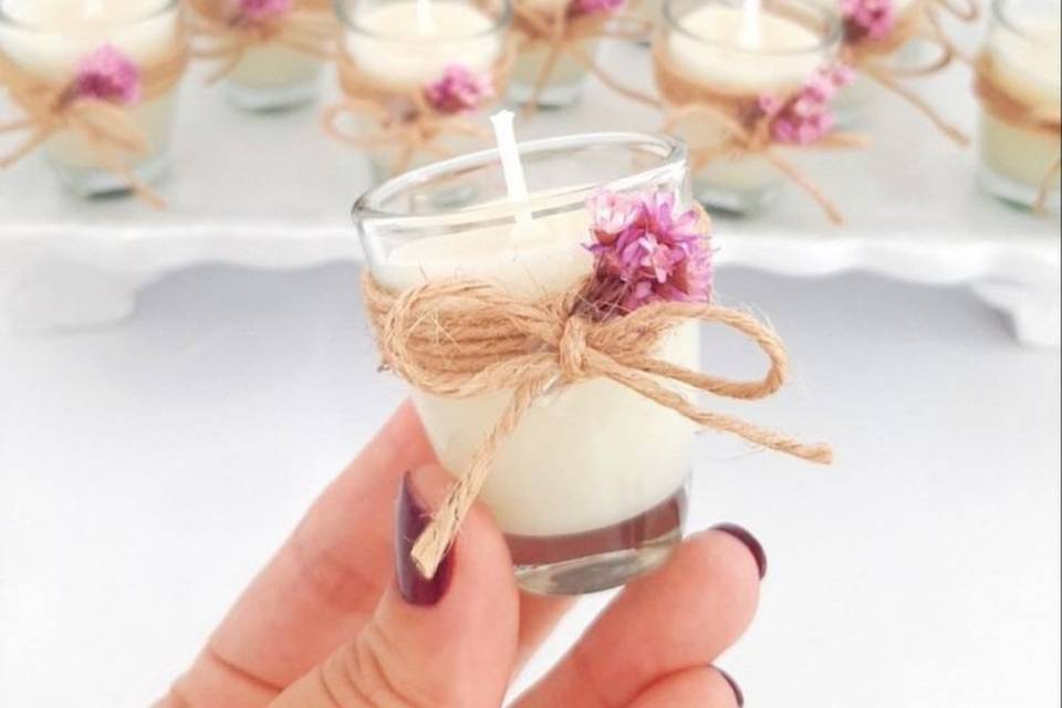 Mini velas aromáticas