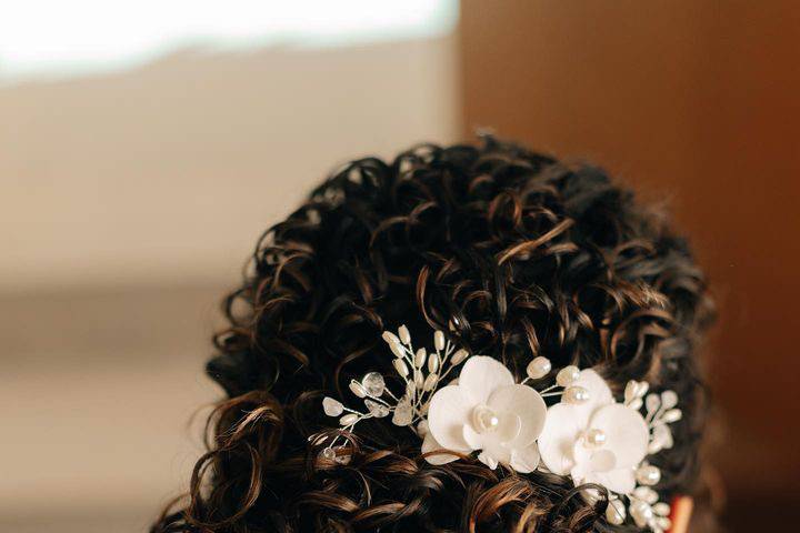 Grinalda de orquídeas