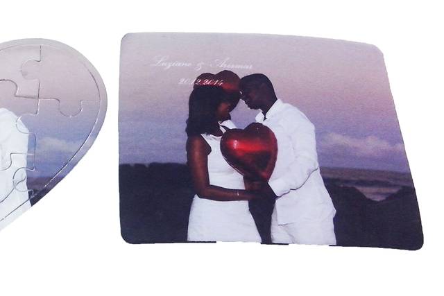 Mouse-pad, quebra-cabeça