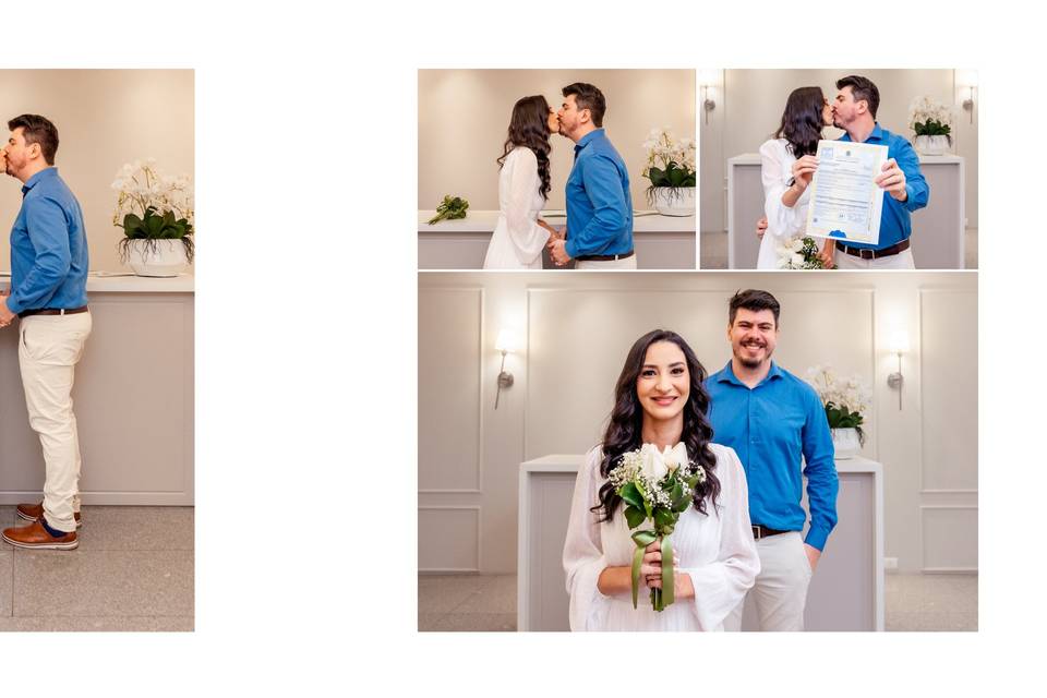 Album fotográfico Casamento