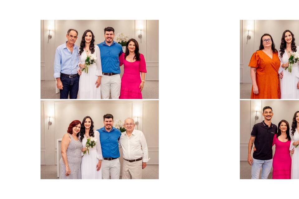 Album fotográfico Casamento