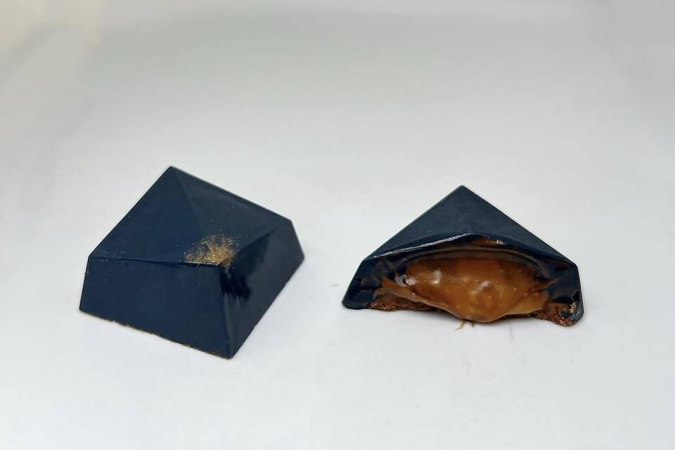 Bombom de caramelo salgado