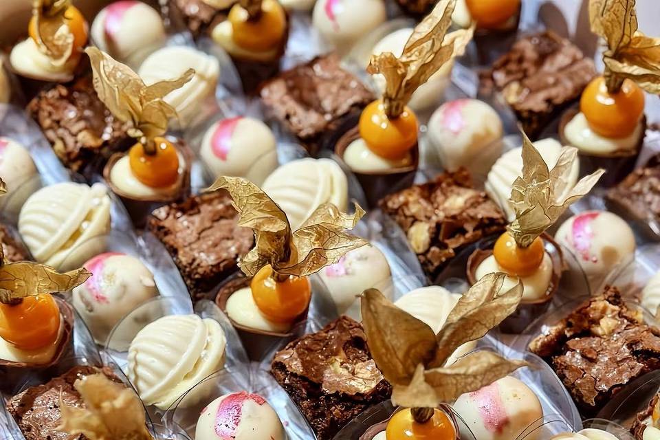 Quadradinhos de brownie