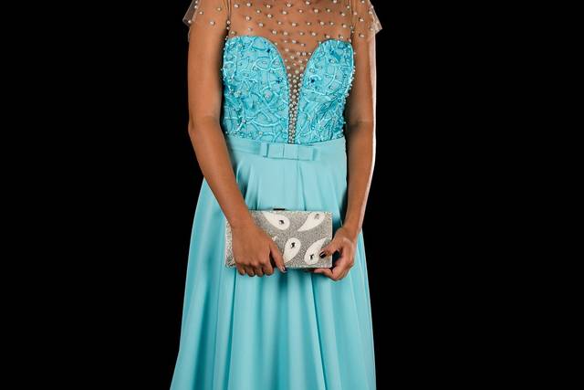 Vestido Azul Tiffany FinoTraje