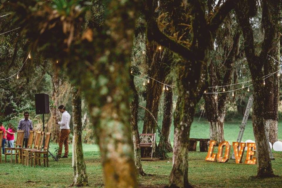 Love luminoso locação