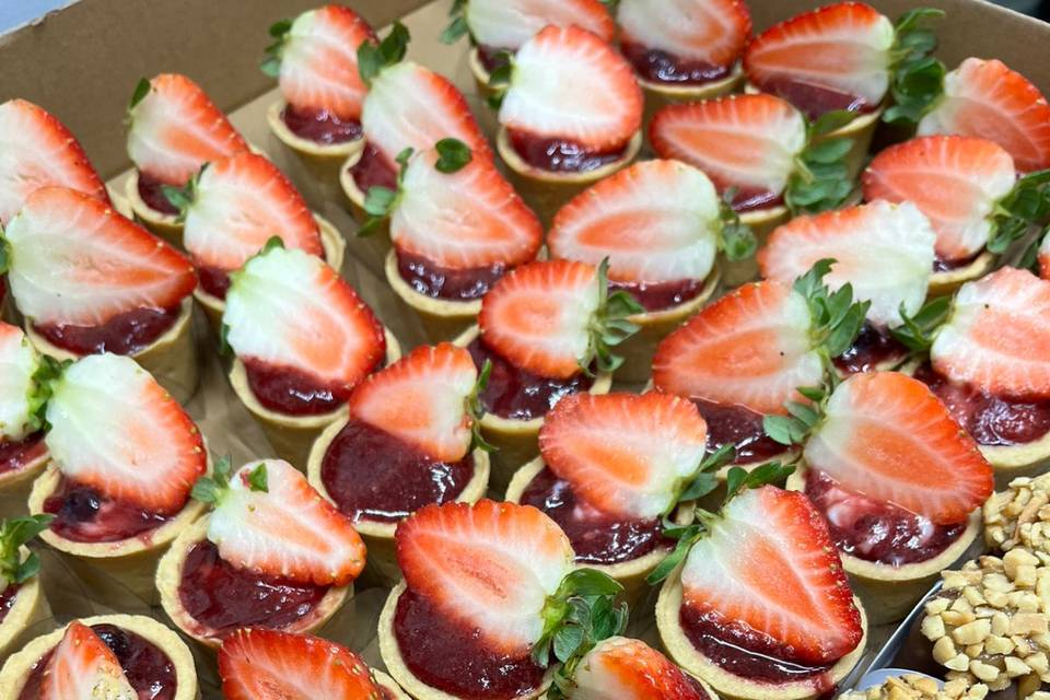 Tortelette de frutas vermelhas