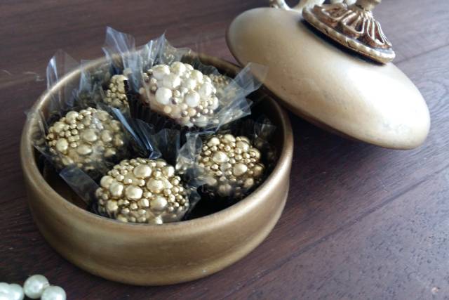 Brigadeiro gourmet crocante