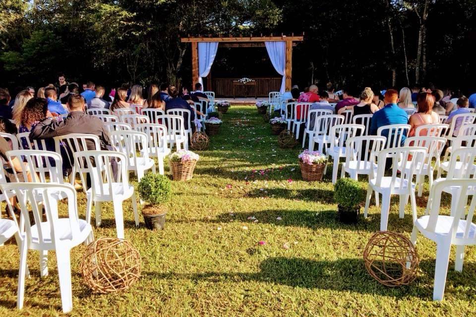 Casamento ao ar livre