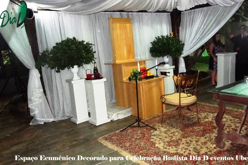 Decoração - cerimônia budista