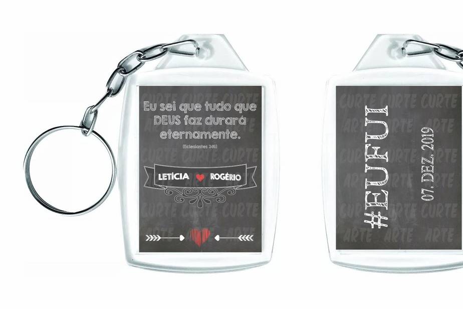 Chaveiros personalizados