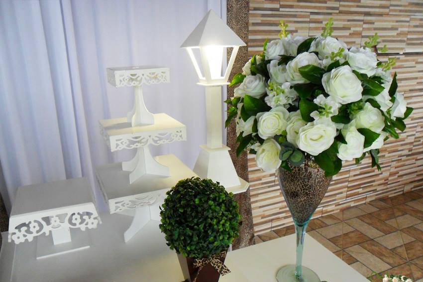 Decoraçao Casamento Mesa Bolo