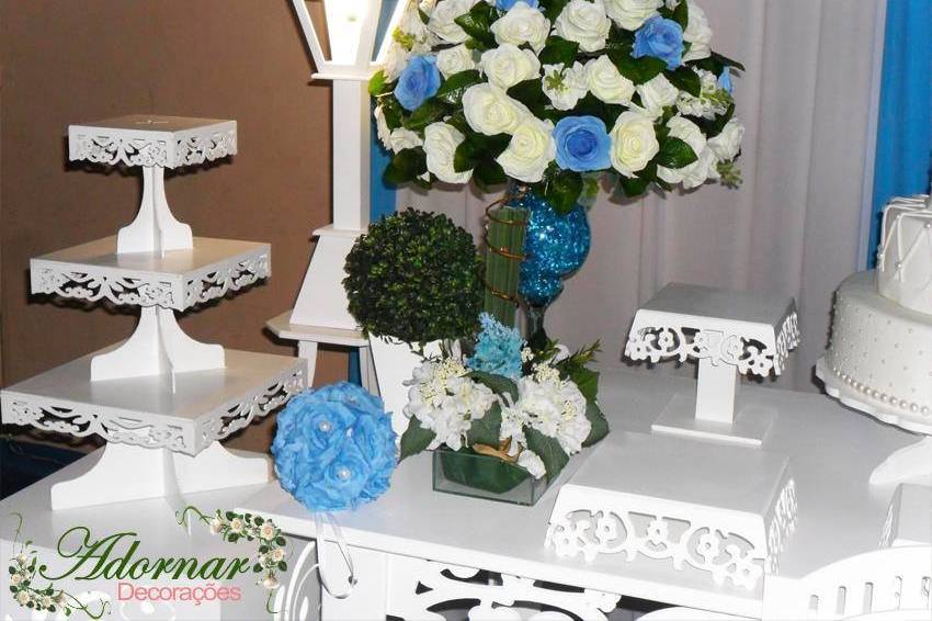 Decoraçao Casamento Mesa Bolo