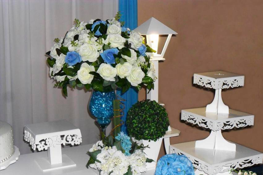 Decoraçao Casamento Mesa Bolo