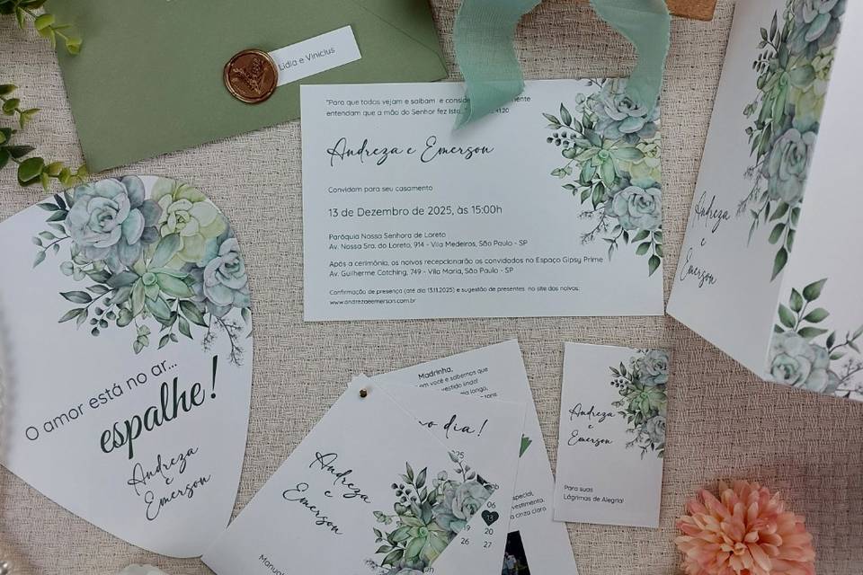Kit papelaria personalizada