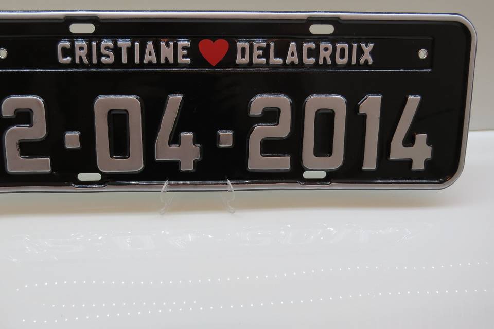 Placa personalizada