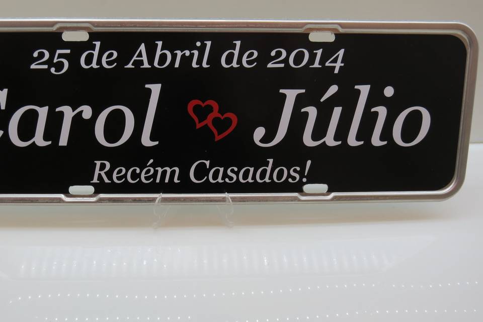 Placa personalizada