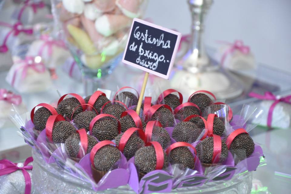 Cestinho de brigadeiro