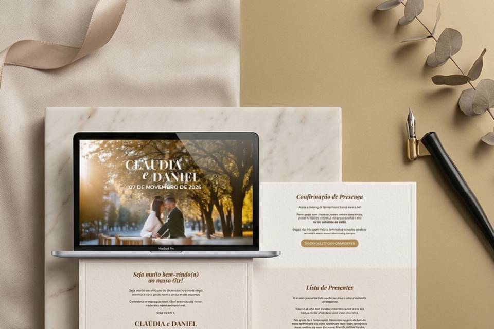 Site para Casamento