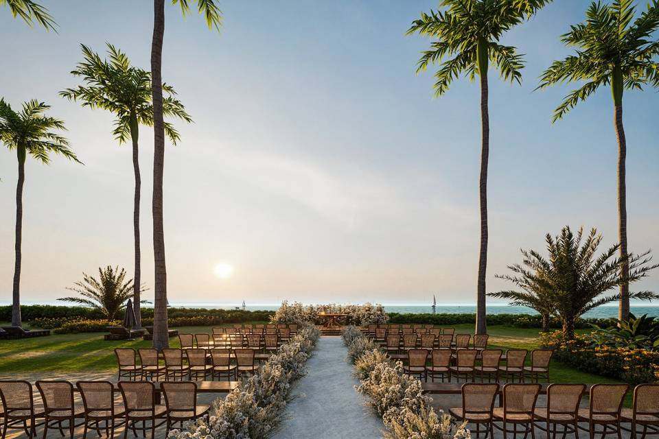 Casamento pé na areia