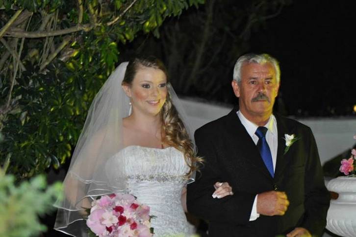 A entrada da noiva
