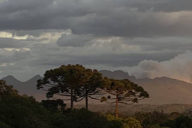 Vista do chalé