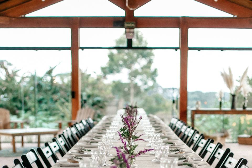 Mesa para mini wedding
