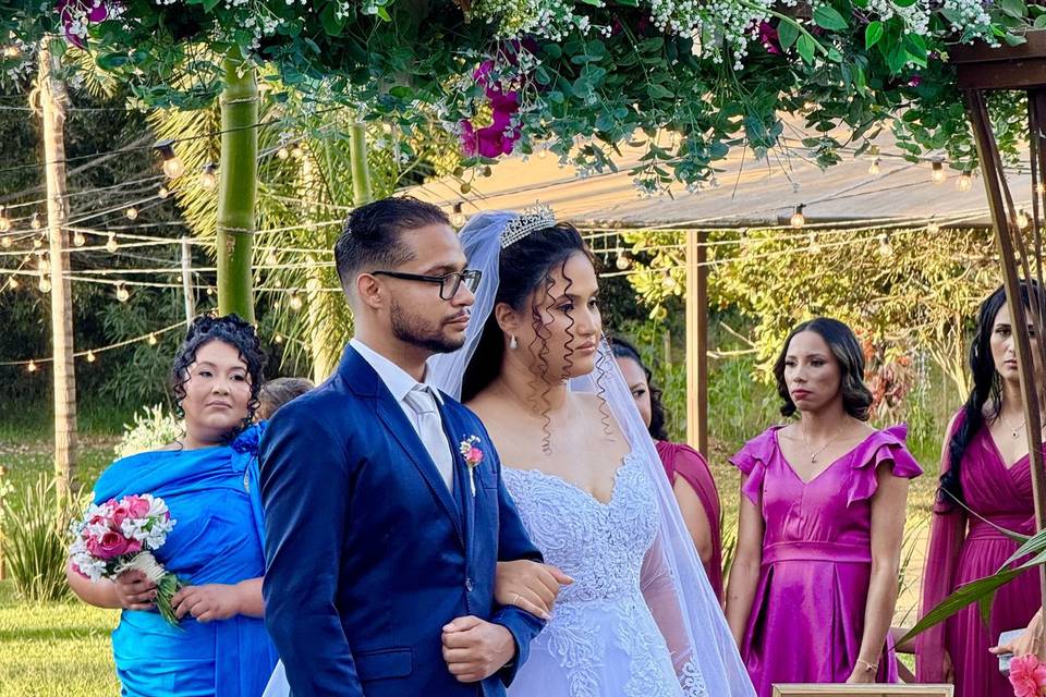 Casamento chácara Havaí