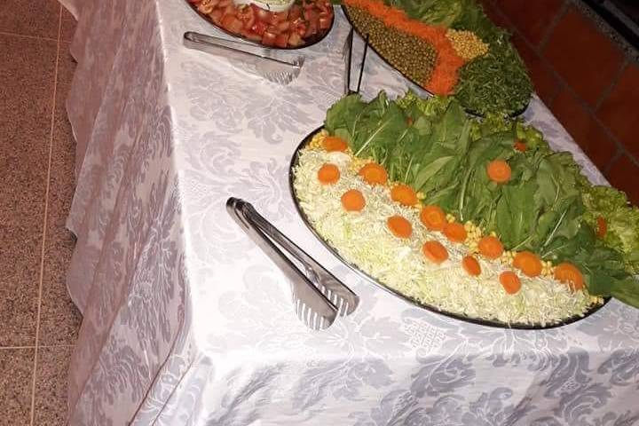 Mesa de saladas