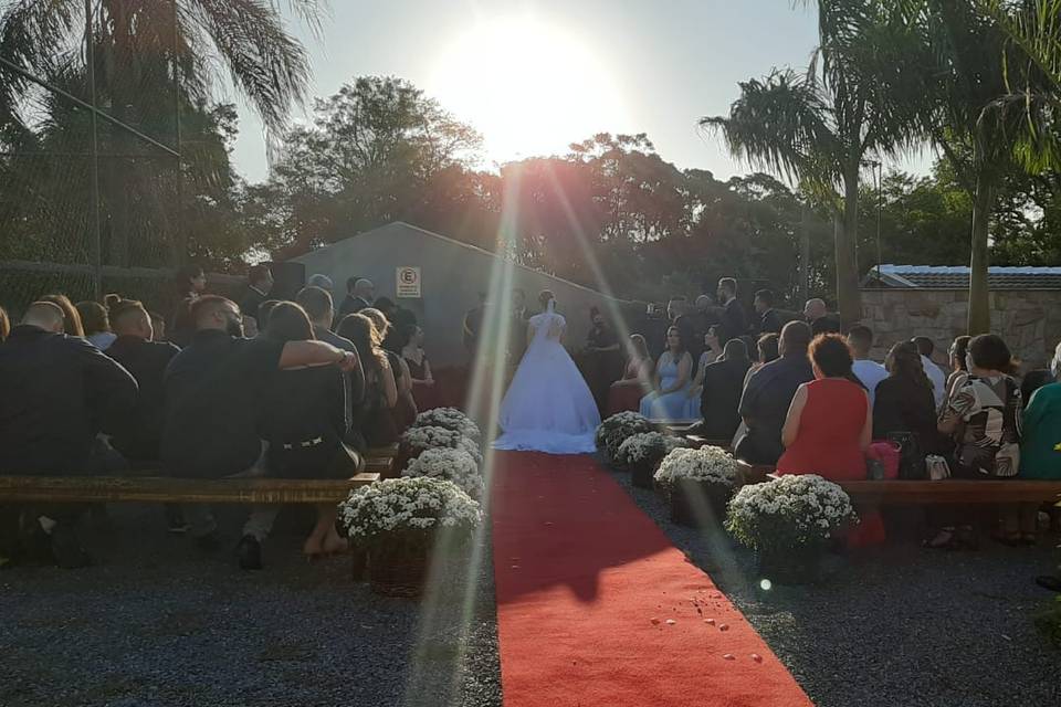 Casamento ao Pôr do sol