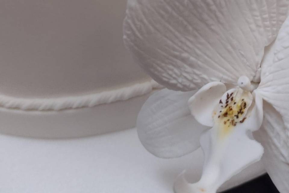 Bolos com Orquídeas de Açúcar