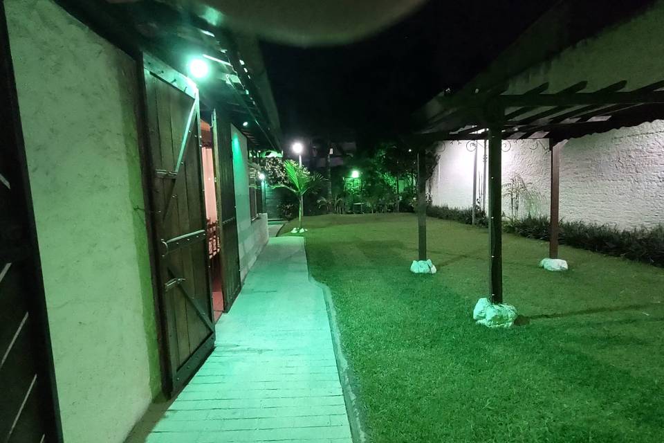 Vista gramado para cerimonial