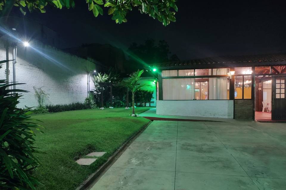Vista geral área externa